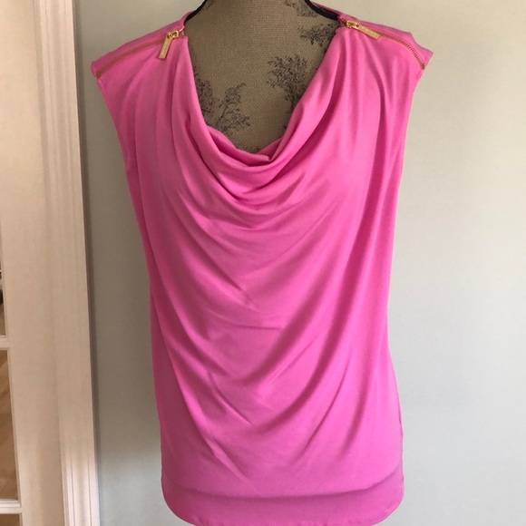 MICHAEL Michael Kors Tops - 🎉HP🎉Michael Kors Sleeveless Drape Front Top Med